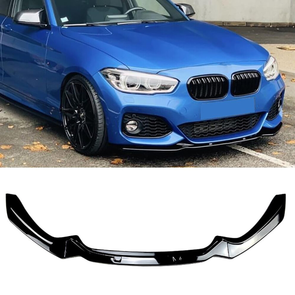 1 Series F20 F21 Front Lip Spoiler Gloss For Bmw M Sport 20152019 M135i M140i Black 9347817513851