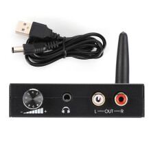Digital Coaxial Output Compatible Bluetooth DAC Receiver With Optical Output And Plug And Play Feature High Performance Home Theater Sound Enhancer