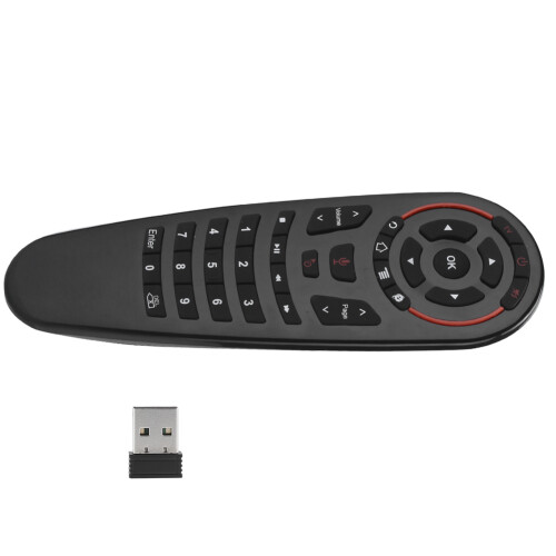 Air Mouse Remote Control With Dual-Mode Connectivity, Backlit Design Voice Input IR Learning Built-In 6-Axis Gyroscope Compatible With PC Smart TV 2