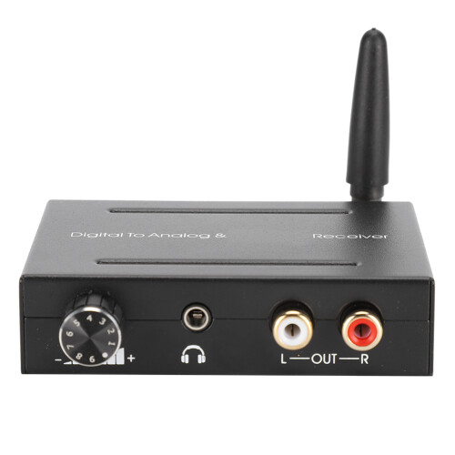 Ψηφιακός ομοαξονικός δέκτης Bluetooth DAC συμβατός με οπτική έξοδο και λειτουργία plug and 2