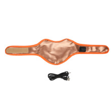 Supporto termico per il collo con fascia riscaldante elettrica, riscaldamento a infrarossi, massaggio vibrante, impacco di olio di ricino biologico,