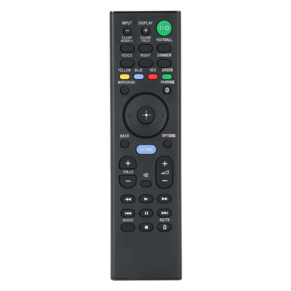 Ir Remote Control Replacement, Operable Distance Up To 10M/33Ft, Home Theatre System Sound Bar Speaker, No Programming Needed, Abs Material, Black 9773935247291