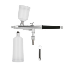 Air Brush Set for Painting, Fine Airbrush Spray Effect with Dual Action Trigger and Quick Toggle Clamp Design, Stainless Steel Hand Tool for Art Nail