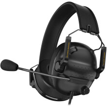 Auriculares profesionales para juegos con sonido envolvente y micrófono con cancelación de ruido, diseño ligero para sesiones prolongadas,