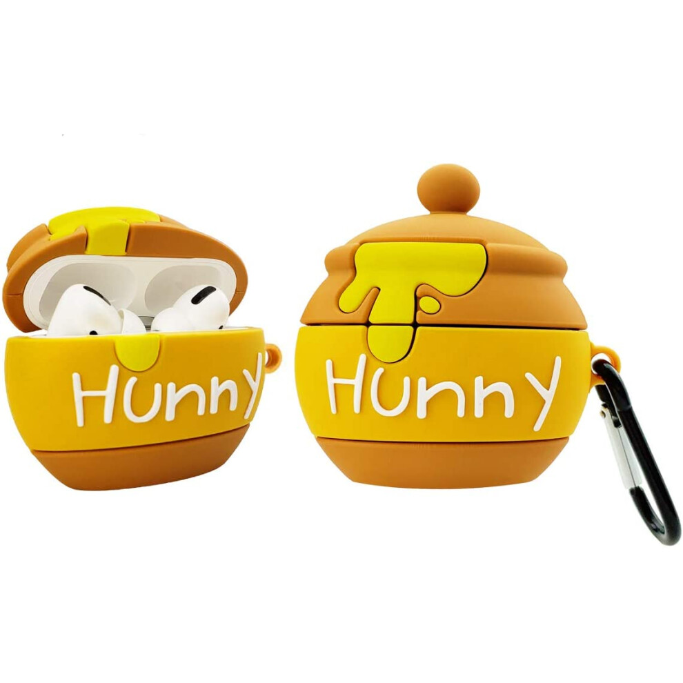 Creative Silicone Case For Airpods Pro, Cute Cartoon Design Shockproof Covers With Premium Silicone Material, Full Body Protection Wireless Charging C 9012494157062