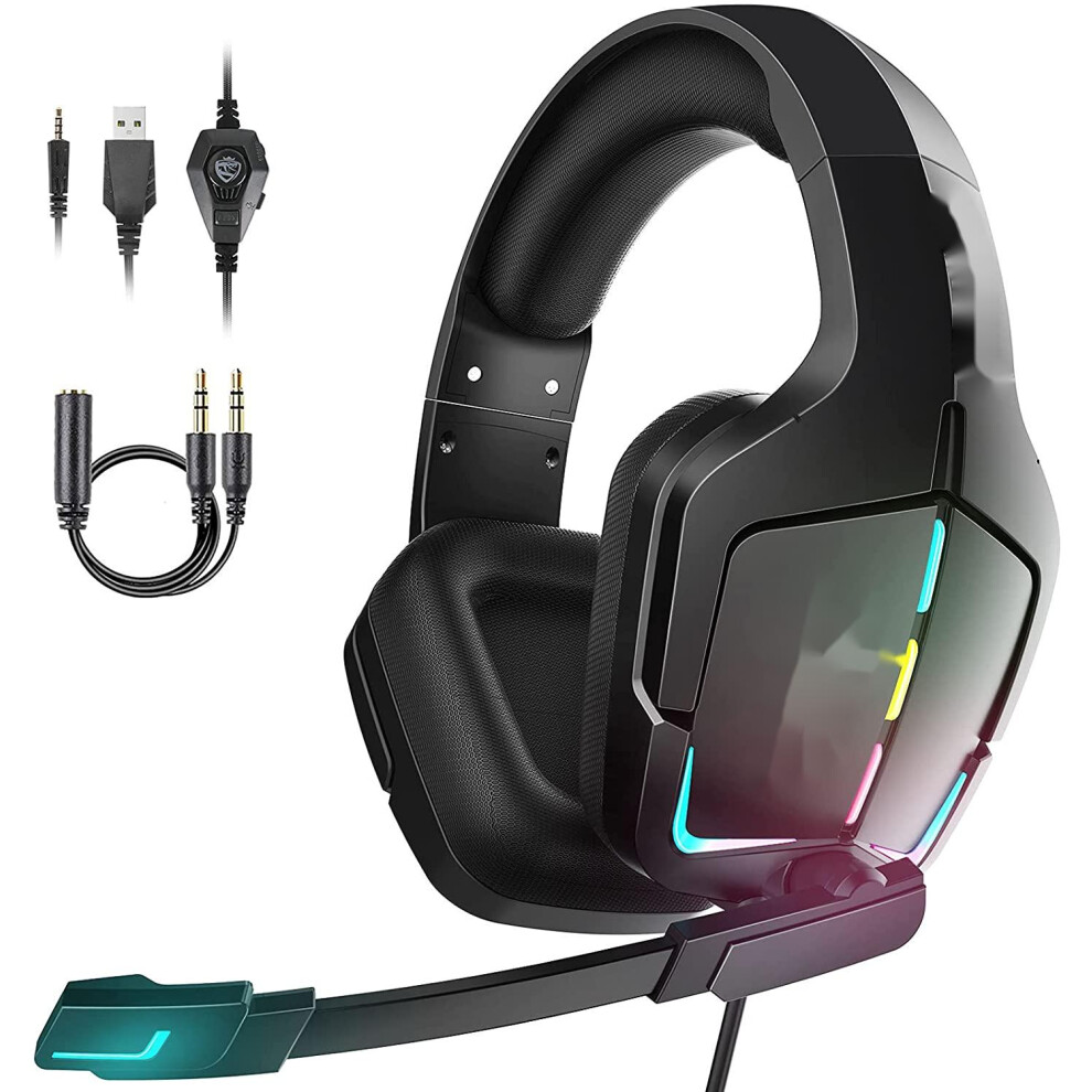 Immersive Gaming Experience, Professional Noise Canceling Mic For Seamless Communication, Comfortable Design With Multi-Point Headbeam And Breathable 9012494156485