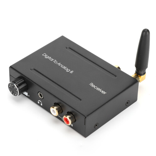 Ψηφιακός ομοαξονικός δέκτης Bluetooth DAC συμβατός με οπτική έξοδο και λειτουργία plug and 1
