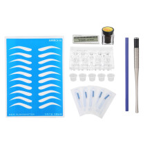 Microblading Perfection, Permanent Makeup Tool for Beginners, Including Practice Skin and Easy-to-Use Design For Halloween Parties For Nightclubs
