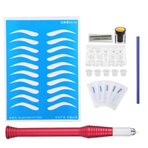 Microblading Marvel, Permanent Makeup Kit with Multi Functions, Including Disposable Needles for Safe and Hygienic Application For Halloween Parties 1