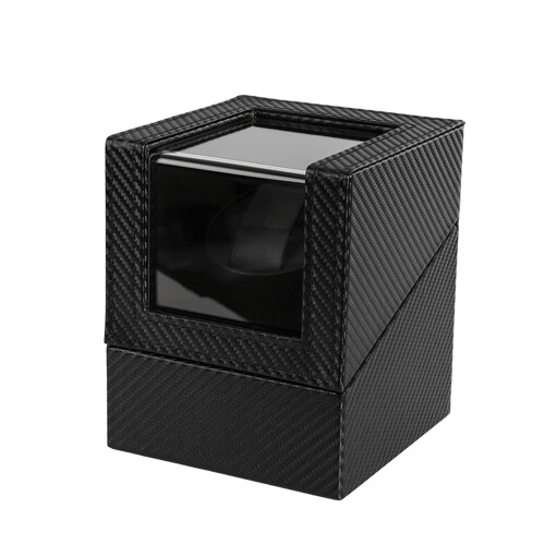 Watch Winder Box Single Watch Winder Organizer Durable PU Leather