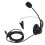 Casque pliable avec microphone antibruit, utilisation mains libres, microphone à perche flexible, conception réversible, compatible avec les 6