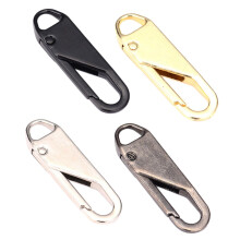 4Pcs Zinc Alloy Zipper Pull Replacement Universal Fit for Bags Jackets Luggage DIY Sewing