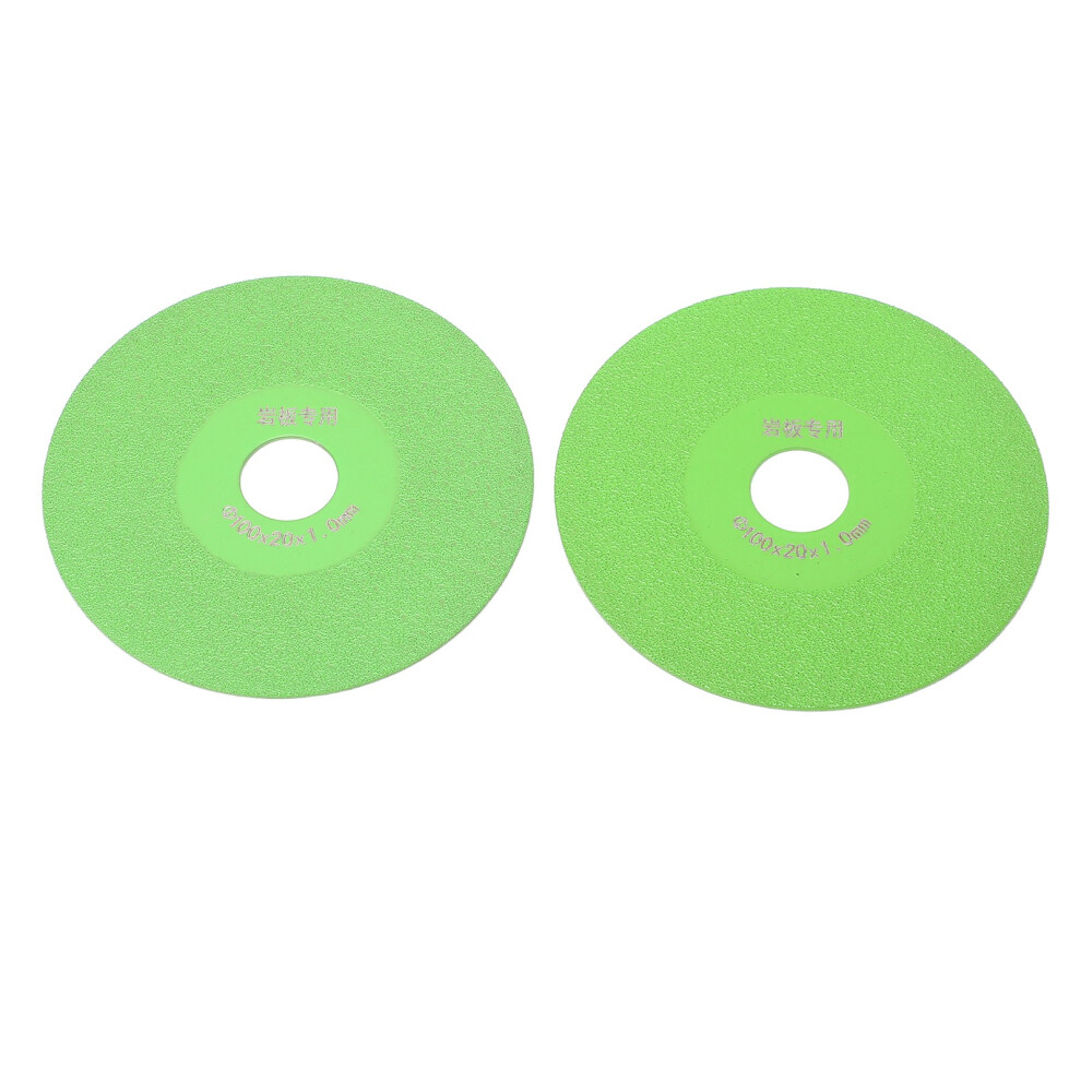 2Pcs 4In Glass & Ceramic Diamond Cutting Discs - 100Mm Grinding Wheel 4661378691861