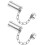 Door Chain Lock 8 Sets Heavy Duty Stainless Steel Security Chain for Home AntiTheft Inside Door 3