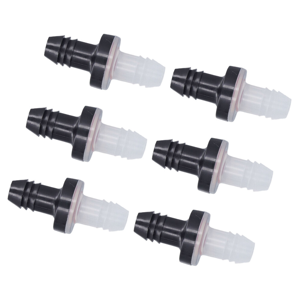 6Pcs Plastic Check Valve Non-Return 1-Way Inline 3/8" 10Mm 4051378695219