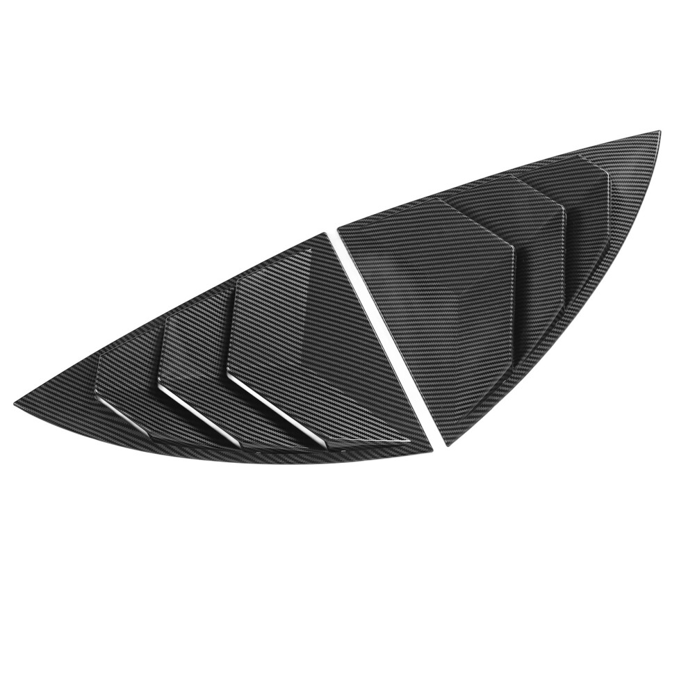 2Pcs Side Window Spoiler For Tesla Model Y 2021-2023 Carbon Fiber Replacement 4201378695812