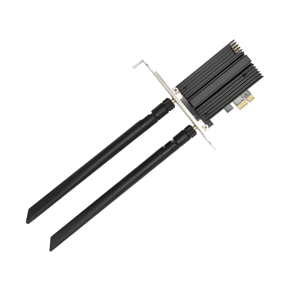 Pcie Wifi Card 6Ghz 2400Mbps Bt 5.2 Dual Antenna For Win 10/11 9331378696672