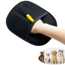 Reusable Pet Hair Removal Gloves Electrostatic Hair Remover For Dog Cat Fur On Couch Clothes Carpet Bed Sheet