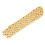 10 Speed Gold Bicycle Chain 116 Links with Quick Install Links 7