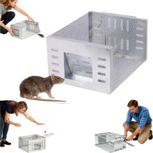 Stainless Steel Mouse Trap with UltraSensitive Trigger for Indoor Home Use, 1pcs