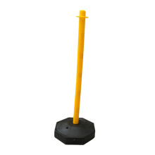 33inch Traffic Post Cone WaterFillable Parking Post Street Pillar Caution Post For Construction Roads Yellow