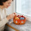 Efficient Flame Earthenware Thread Bowl Preventing Tangles and 2