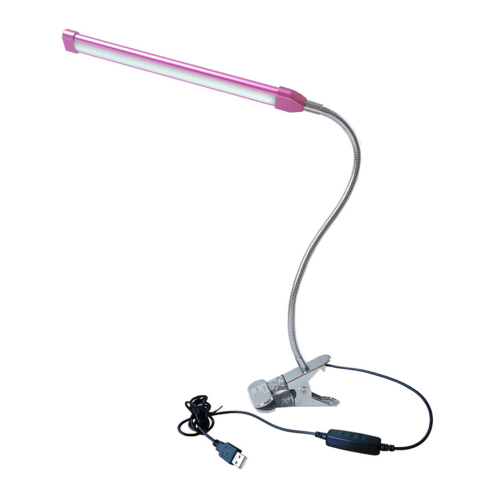 Light Portable Beauty Lamp, Cold Led Usb Clip Lamp With Flexible Gooseneck For Manicure, Eyebrow Tattoo, And More, Aluminum Lamp Head With Clip-On Bot