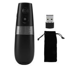 Elegant Presentation Companion, Wireless Presenter Remote with Multi Featured Presentation Pointer, Volume Control for Engaging Meetings & Lectures