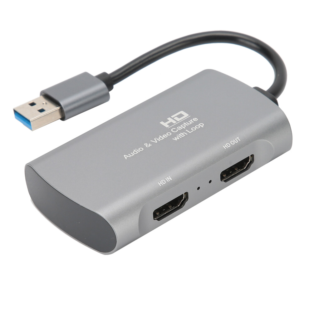Audio Video Recording Capture Card, Hdmi To Usb 3.0 For High-Quality Streaming, Real-Time Preview Ensures Seamless Performance 9773935301825
