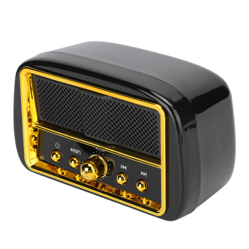 Συμπαγές ρετρό ηχείο Bluetooth Mini, καλή ποιότητα ήχου, πλούσιο μπάσο για κρυστάλλινο 1