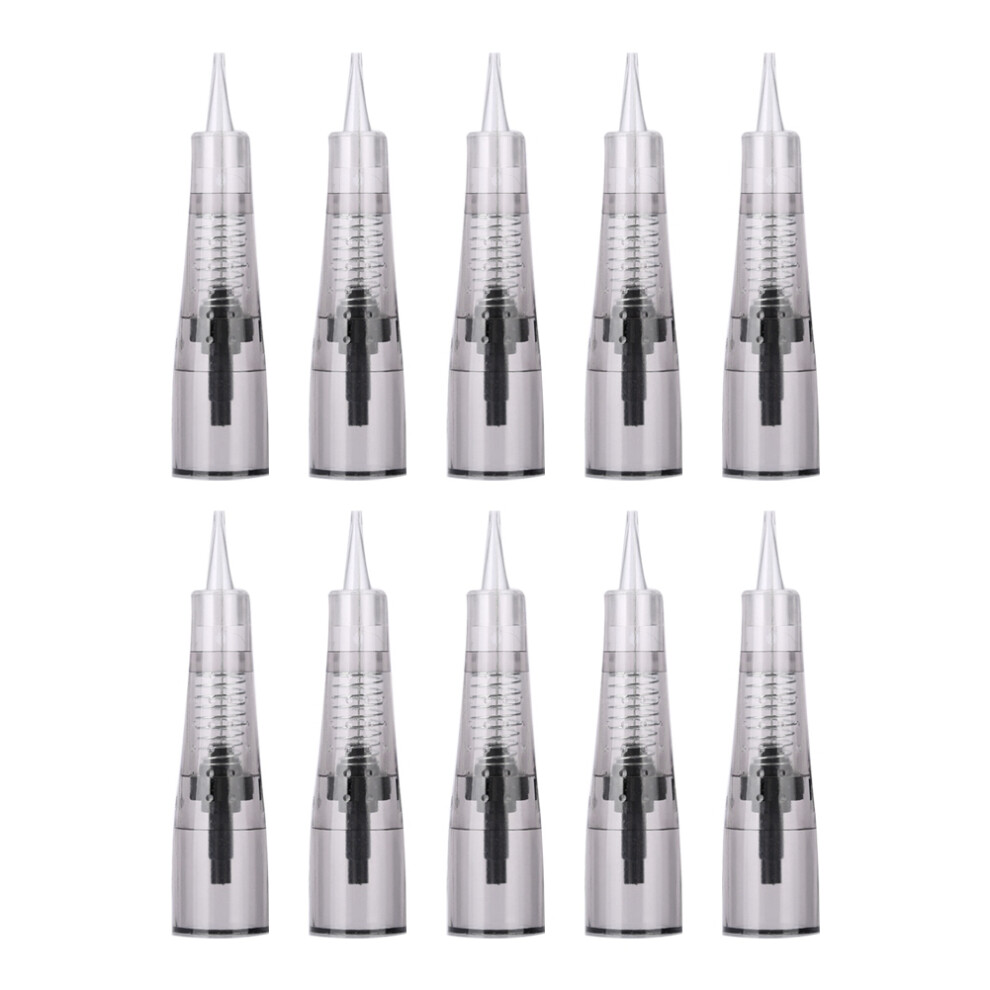 Disposable Eyebrow Tattoo Needles Sharp And Elastic Micropigmentation Pen Sterilized Needles With Safety Membrane Painless Eyebrow Line For Cordless
