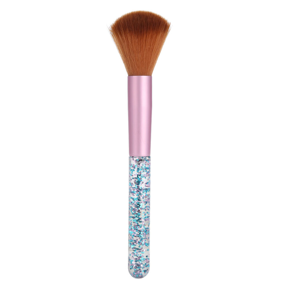 Dense Bristles Functional Nail Tool Rhinestone Handle Nail Dust Remover Brush Soft Nylon Brush For Acrylic Gel Nails And Beauty Applications