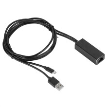 Wired Internet Adapter For Stable Connection, High Speed Data Transmission Micro USB To Ethernet Adapter Plug And Play Easy Setup Seamless Streaming