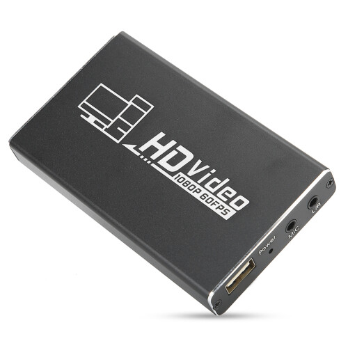 HD HDMI σε USB2.0 Κάρτα καταγραφής Προσαρμογέας εγγραφής παιχνιδιών 1080P για Xbox PS4PS3 1