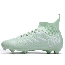 (green, 38) Popular high-top football shoes FG,TF,suitable for professional training for both men and women,available in four color options