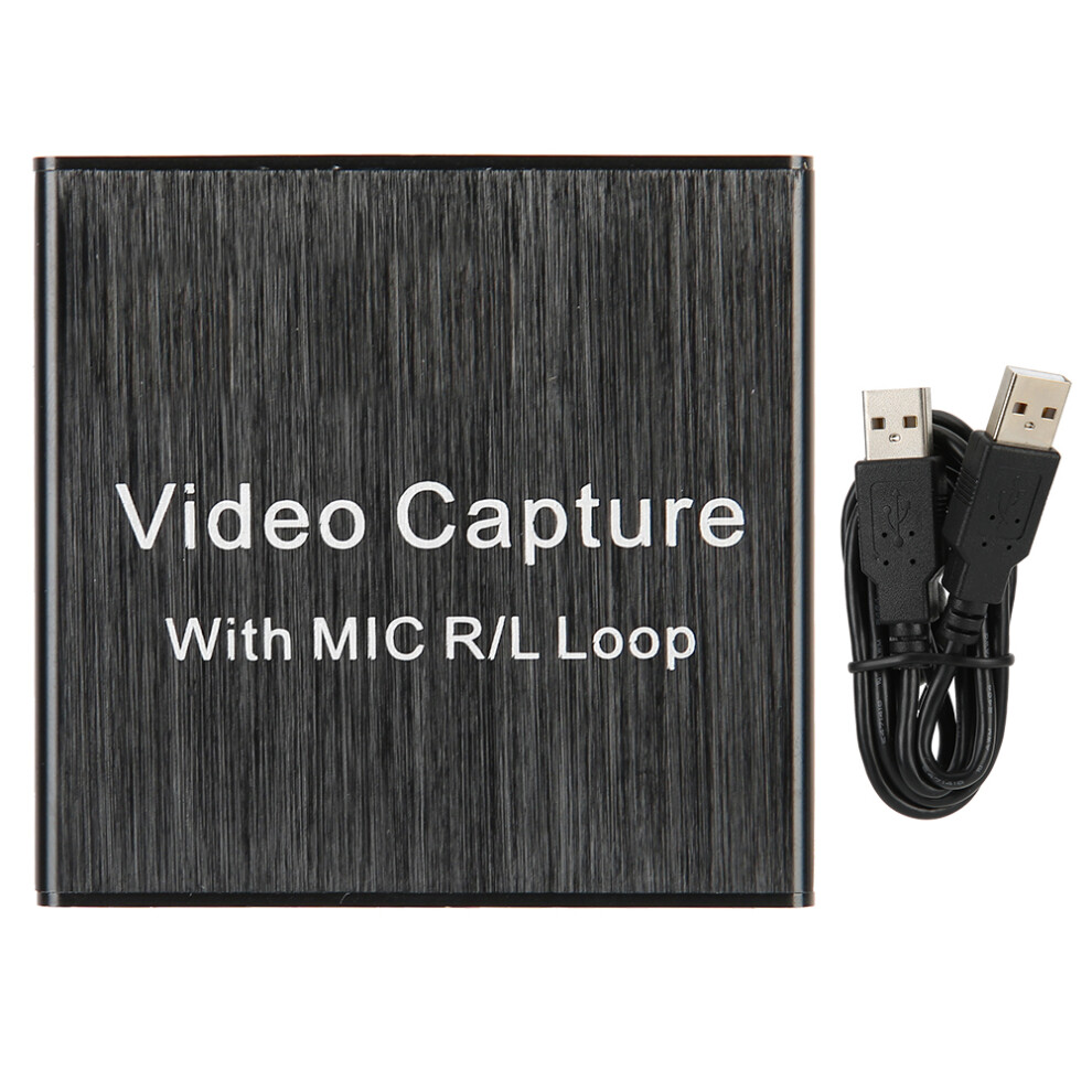 Usb3.0 Hdmi Game Capture Card Full Hd 1080P 60Fps Cam Link Recorder Device For Nintendo Switch Xbox Ps4 Ps5 Work With Dslr Camera Real Time Preview 9773935301054