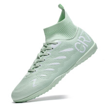 (army green, 45) Popular high-top football shoes FG,TF,suitable for professional training for both men and women,available in four color options