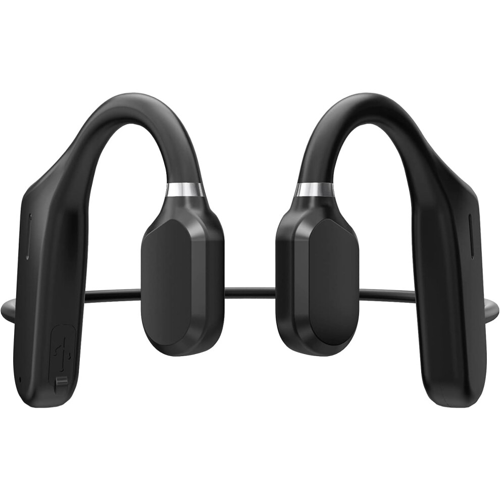 Revolutionary Bone Conduction Headphones, Bluetooth 5.3 Wireless Open Ear Headphones With Mic, Ipx7 Waterproof Sweatproof Sport Headset For Running Cy 9012494157475