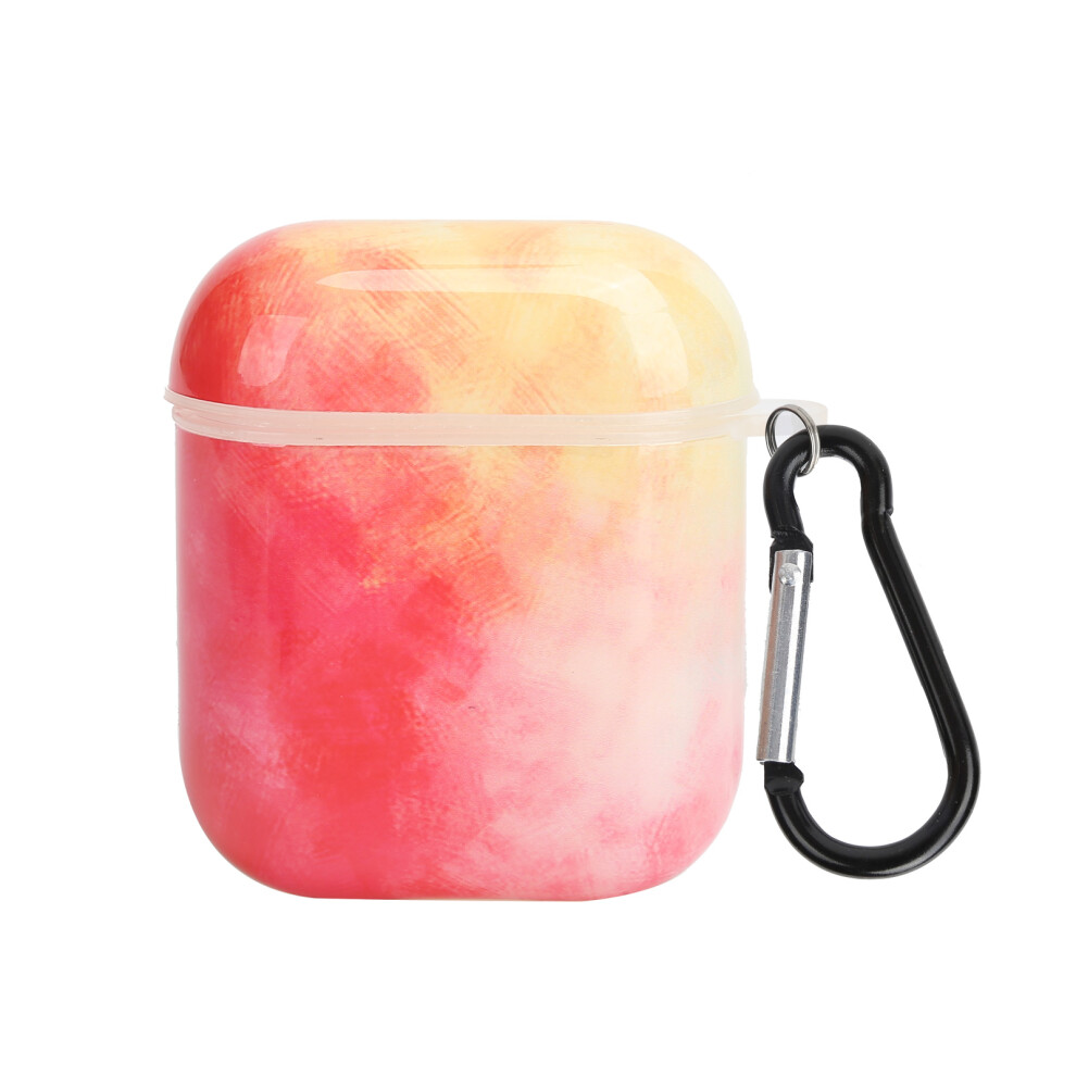 Silicone Airpod Case, Durable Shockproof Protective Cover With Anti-Lost Carabiner For Ios 2/1 Earphones, Stylish Gift For Women, Girls (High Quality 9423501455932