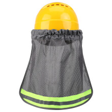 Reflective Mesh Hard Hat Neck Sun Protector UV Sunshade Brim Attachment Cooling Shade Flap Outdoor Construction