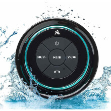 Floating Ip67 Bluetooth Shower Speaker, Portable Wireless Waterproof Speaker With Led Light Bathroom Speaker, Clear Stereo Sound For Pool, Camping, Be