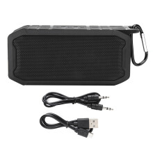 Enceinte Bluetooth sans fil, son immersif et double connectivité, étanche, portable, avec effets lumineux dynamiques pour l'extérieur/les voyages
