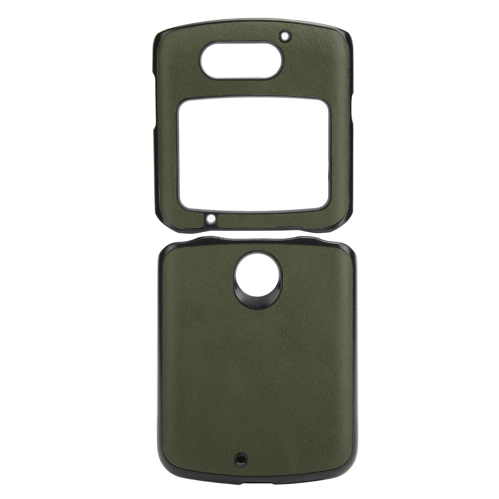Stylish Leather Phone Cover For Moto Razr 2024, Hard Pc Shell Provides Durable Protection And Sync Compatibility With Wireless Fast Charge Support 9012494482614