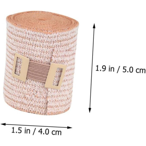 2rolls Elastic Compression Wrap Breathable Material For Wounds Knee Ankle Wrist Adjustable Athletic Support 2 Roll Pack 2
