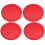 60mm Tisch Hockey Pushers Set Ergonomisches Design 6