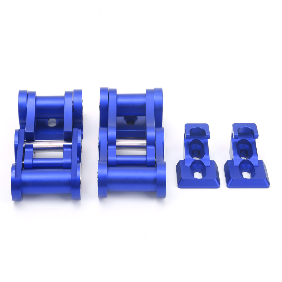 Cnc Aluminum Hood Latches For Jeep Jk Jku 2007-2018 Adjustable & Secure Blue 7651378706273