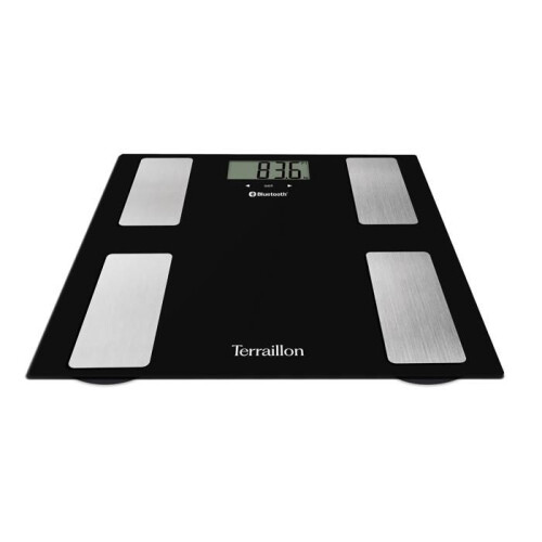 Báscula de baño conectada - TERRAILLON - SMART CONNECT NEGRO - Bluetooth - 160 kg - 100g de precisión 2