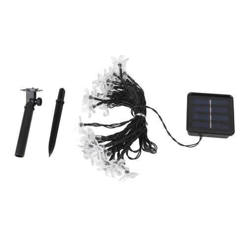 6.5m Multicolor Water-Resistant Solar String Lights with 30 LEDs 1