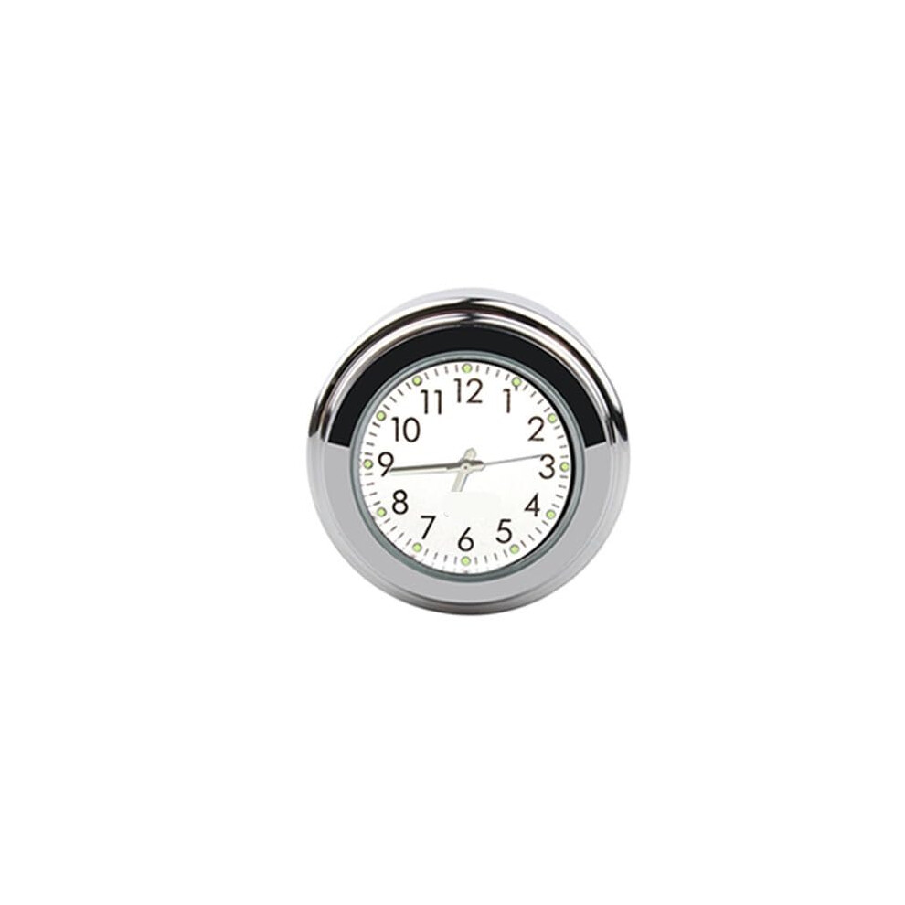 Tachometer Odometer Bicycle And Motorcycle Universal Handlebar Clock 2225.4Mm Luminescent Dial Thermometer Face White 9382693096289