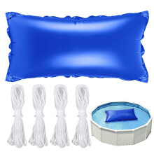 Winter Pool Pillow 240x120cm Cold Resistant PVC with Leak Proof Closure for Above Ground Pools